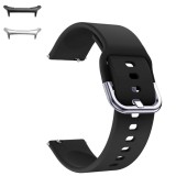 Curea din silicon compatibila cu Samsung Galaxy Watch Ultra, Pitch Black