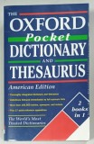 THE OXFORD POCKET DICTIONARY AND THESAURUS , AMERICAN EDITION by FRANK R. ABATE , 1997