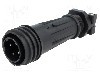 Conector circular, tata, 4 pini, BULGIN - PXA921/04/P