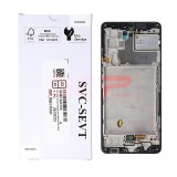 LCD+Touchscreen cu Rama Samsung Galaxy A42 5G / A426 BLACK Original Service Pack