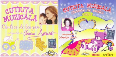 CD Muzica pentru copii: Cutiuta muzicala - Cantece de leagan ( Vol.1 si Vol.2 ) foto