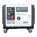Generator monofazat trifazat diesel Konner Sohnen KS 9300DE-1 3 ATSR