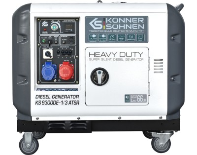 Generator monofazat trifazat diesel Konner Sohnen KS 9300DE-1 3 ATSR foto