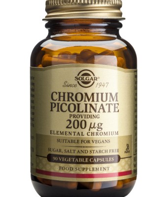 Chromium Picolinate 200mg Solgar 90tb foto