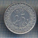 AX 1027 MONEDA- SURINAM (SURINAME) - 25 CENT -ANUL 1976 -STAREA CARE SE VEDE, Europa