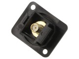 Adaptor SMA 50&Omega; negru plastic CLIFF CP30260, soclu dublu