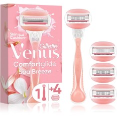 Gillette Venus ComfortGlide Spa Breeze Aparat de ras pentru femei + lame de rezervă 4 buc