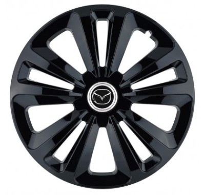 Set 4 Capace Roti, potrivite jantelor de R16, pentru Mazda, model terra negru foto