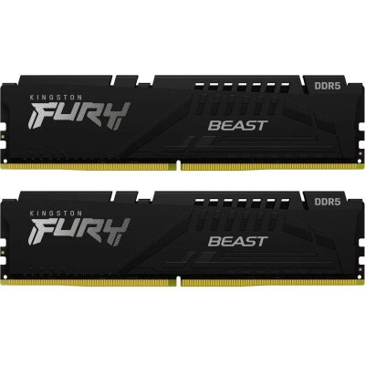 Memorie RAM Kingston FURY Beast 32GB DDR5 6000MHz CL30 Dual foto