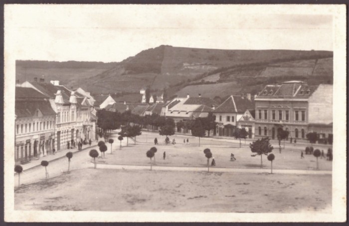 1985 - DUMBRAVENI, Sibiu, Market, Romania - old postcard - used - 1932