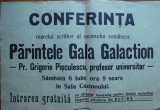 Conferinta Parintelui si scriit. Gala Galaction, recladirea bisericei din Buzias