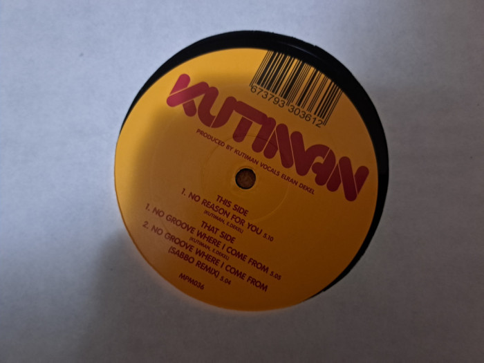 Disc Vinil Kutiman &lrm;-Melting Pot Music &lrm;&ndash; MPM036 - 12&quot;, Single