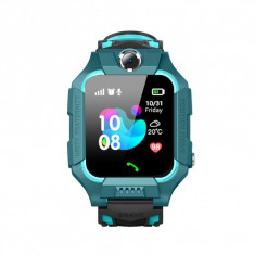 Ceas Smartwatch Copii Techstar® Q19, 1.40 inch IPS, Cartela SIM, Tracker LBS, Buton SOS, Apelare Bidirectionala, Albastru
