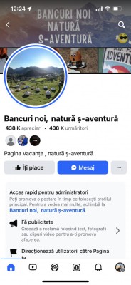 V&amp;acirc;nd pagina de Facebook 440.000 urmaritori foto