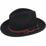 Palarie Bailey of Hollywood Lund Fedora Negru (S,M,L,XL) - cod 893244456, Gri, Marime universala