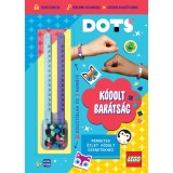 Lego Dots - K&oacute;dolt bar&aacute;ts&aacute;g - kark&ouml;tőkkel - Rengeteg &ouml;tlet k&oacute;dolt &uuml;zenetekhez - 2 aj&aacute;nd&eacute;k kark&ouml;tő &eacute;s 36 d&iacute;sz&iacute;tőelem!