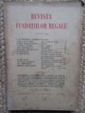 Revista Fundatiilor Regale Anul I IULIE 1934 Nr. 7