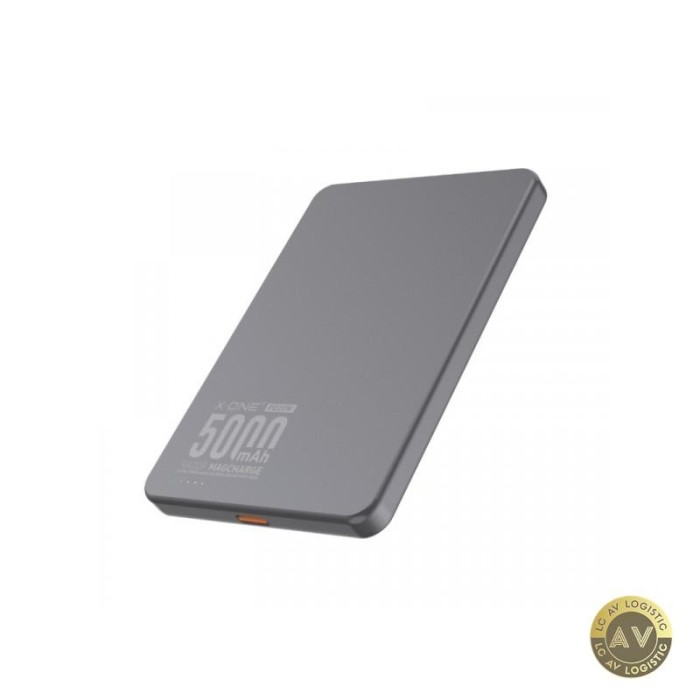 Baterie Externa Wireless X-One Razor Magcharge Ultraslim 5000mAh 15W FQI 1 x QI Gri
