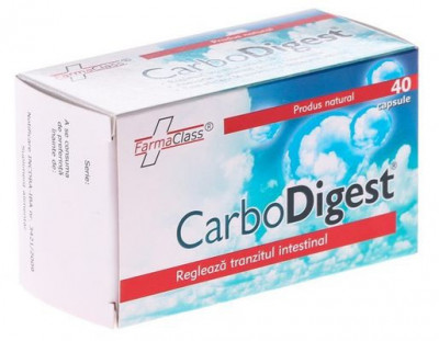 Carbodigest, 40 capsule, FarmaClass foto