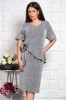 Rochie din paiete Monalissa Argintiu - 58Marimea, Yves