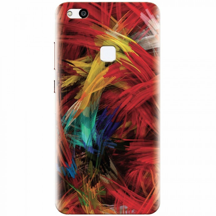 Husa silicon pentru Huawei P10 Lite, Colorful Digital Painting Strokes