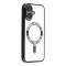 Husa compatibila cu IPhone 17, ALC MOBILE, pentru telefon mobil cu protectie pentru camera, Tehnologie MagSafe, rezistenta la socuri, contur Negru