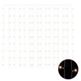 Instalatie lumini tip perdea 300 LED alb cald 3x3 m 8 functii