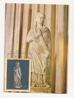 RF42 -Carte Postala- Statuie feminina drapata, Apulum, necirculata foto
