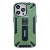 Husa de protectie flippy pentru apple iphone 13 mini defender sergeant brave cu suport,verde