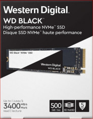 SSD WD Black Series 500GB PCI Express 3.0 x4 M.2 2280 foto