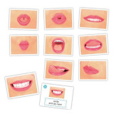 Carduri pentru terapie motorie orala - Logopedie, Akros Educational