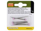 Piatra de şlefuit PROXXON &Oslash; 5mm, 5 buc. pentru unelte electrice