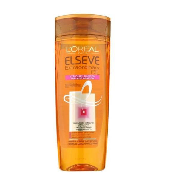 Sampon pentru par, L&rsquo;Or&eacute;al Paris, Elseve, Extraordinary Oil, pentru par uscat, 400 ML