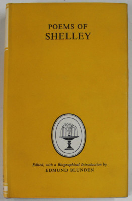SELECTED POEMS by PERCY BYSSHE SHELLEY , 1966 foto