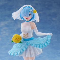 Figurina Re:Zero Starting Life in Another World Rem wedding 18 cm anime