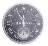 Tokelau 2024 - 6 NZD &ndash; Chronos , ceas - 1 OZ &ndash; O monedă de argint