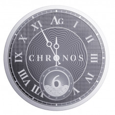 Tokelau 2024 - 6 NZD – Chronos , ceas - 1 OZ – O monedă de argint