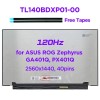 Display Laptop Gaming, Asus, ROG Zephyrus G14 GA401Q, GA401QM, 18010-14090000, TL140BDXP01-00, LM140GF1F01, 14 inch, QHD, 2560x1600, conector ingust,