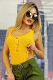 B675RR-19 Body casual tip maieu accesorizat cu 3 nasturi