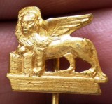 I.173 INSIGNA ITALIA VENEZIA STICKPIN LEU SAN MARCO h16mm MINIATURA