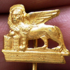 I.173 INSIGNA ITALIA VENEZIA STICKPIN LEU SAN MARCO h16mm MINIATURA