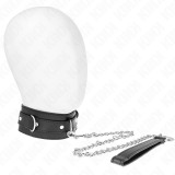 Kink Collar &amp; Gag-Guler cu Curea 65 cm cu Ham Negru 54 X 4.5 cm