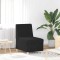 vidaXL Unitate Sofa Modulară Fără Brațe Negru 55 x 74 x 82 cm Catifea 4108485