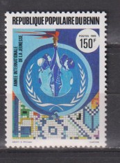 ANUL INTERNATIONAL AL TINERETULUI 1985 BENIN MI.403 MNH