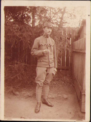 HST P233 Poză ofițer austro-ungar transmisioniști Primul Război Mondial foto