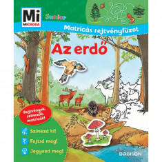 Az erdő - Mi Micsoda Junior Matricás rejtvényfüzet - Birgit Bondarenko