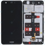Huawei Nova (CAN-L01, CAN-L11) Capacul frontal al modulului de afișare + LCD + digitizer negru