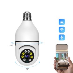 Camera supraveghere bulb motorizata foto