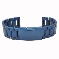 Curea de Ceas din Oțel Masiv | Albastru Marin Mat | Calitate Premium 16-22mm