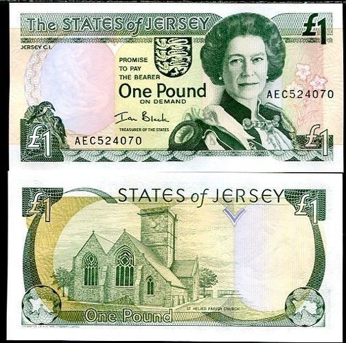 !!! JERSEY - 1 POUND (2000) - P 26 b - UNC / serie de 3 litere AAC180745
